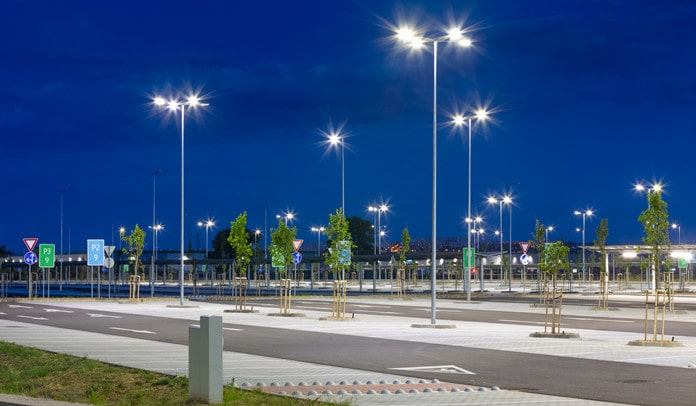commercial grade led parking lot lights